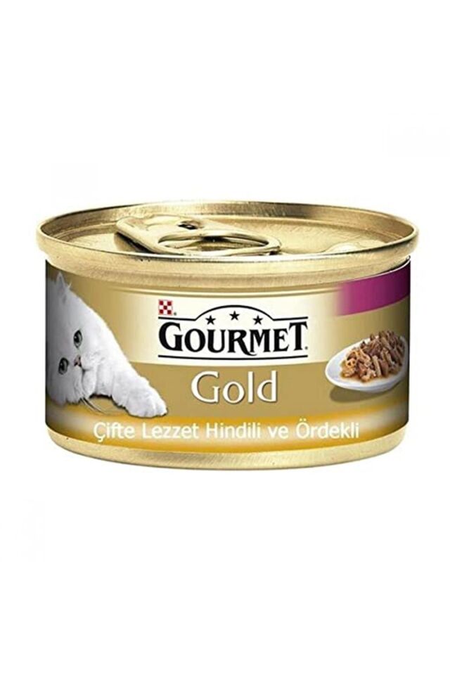 Gourmet Gold Hindili Ve Ördekli Konserve Kedi Maması - 85 Gr X 24 Adet