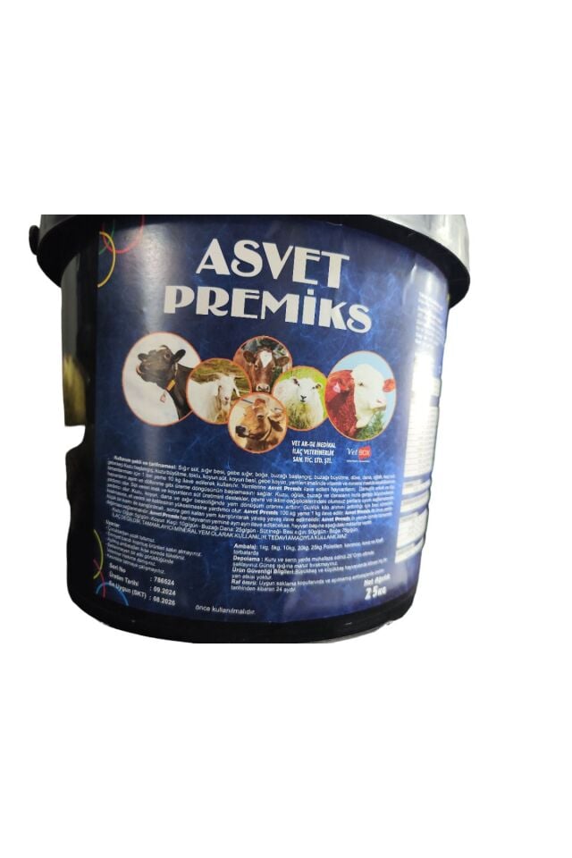 ASVET PREMİX 25 KG