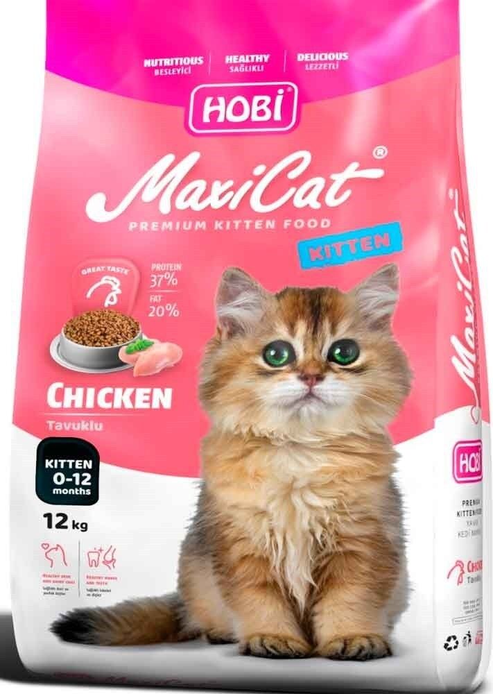 Maxicat Yavru Kedi Maması Tavuklu 12 kg