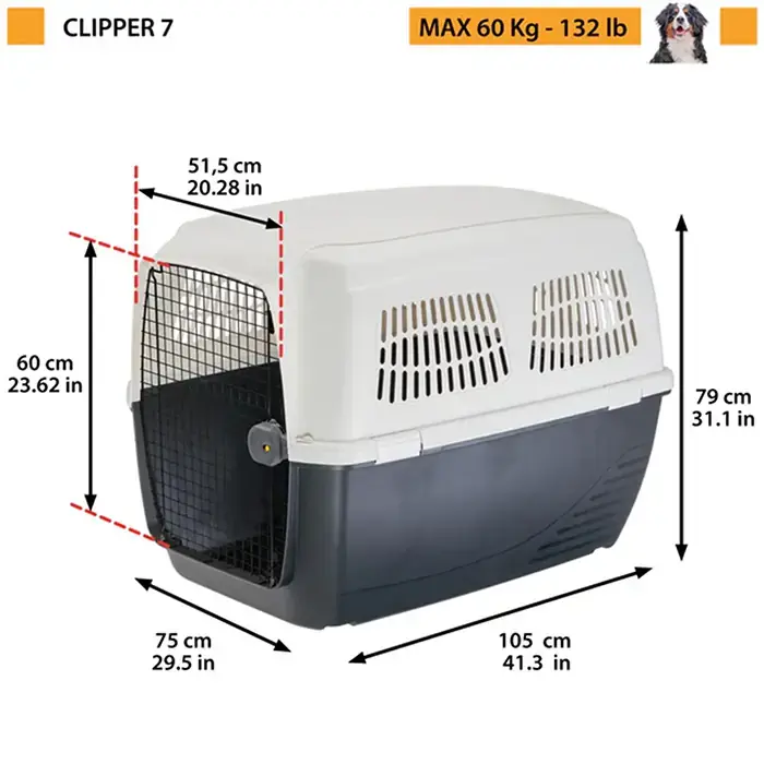 CLIPPER 7 CARRİER IATA KÖPEK TAŞIMA kafesi