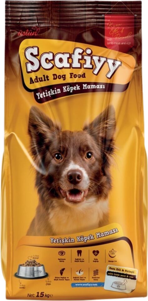 Kuzulu Pirinçli Yetişkin Köpek Maması 15 kg