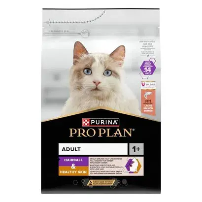 Pro Plan Adult 1+ haırball & healthy skın Somonlu Kedi Maması 3 Kg