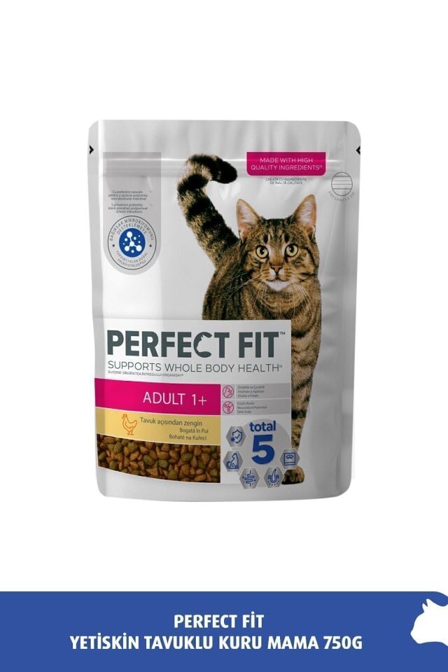 Perfect Fit Yetişkin Tavuklu Kedi Kuru Mama 750g