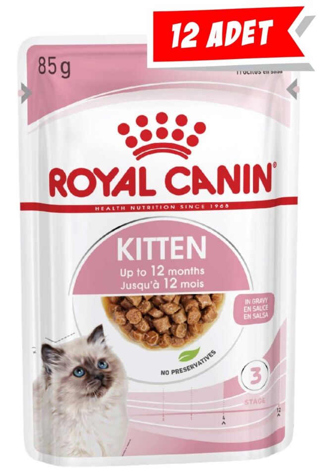 Royal Canin Gravy Yavru Kedi Konservesi 85 gr x12 ad
