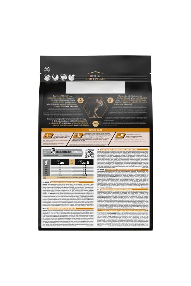 Pro Plan Derma Plus Somonlu Yetişkin Kedi Maması 1,5 Kg