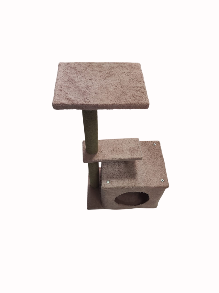 3A KEDİ TIRMALAMA 2 KAT PEMBE