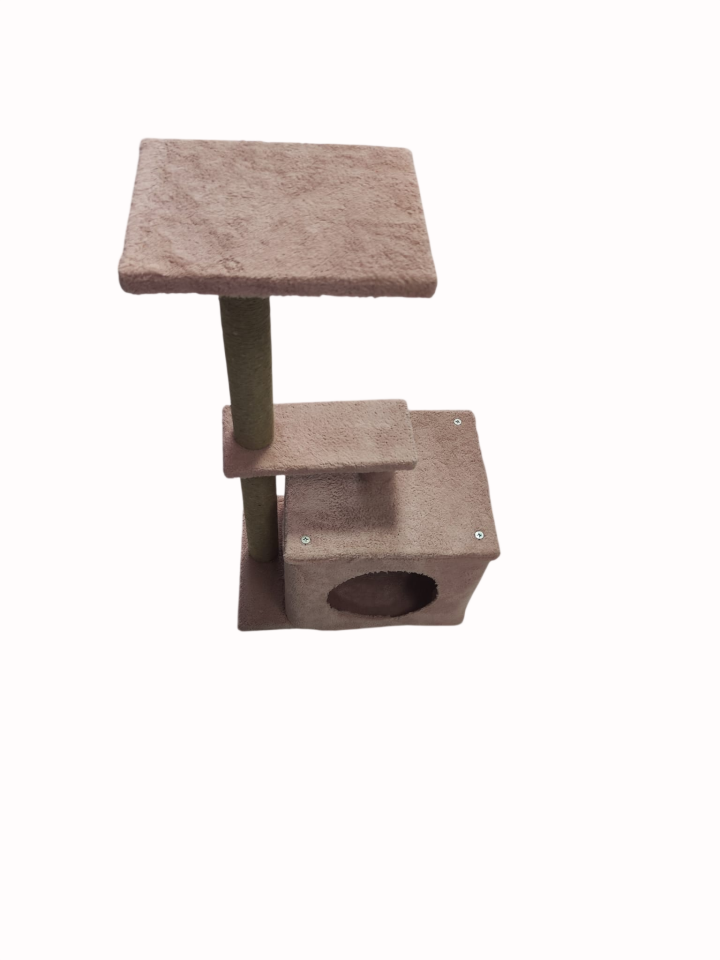 3A KEDİ TIRMALAMA 2 KAT PEMBE