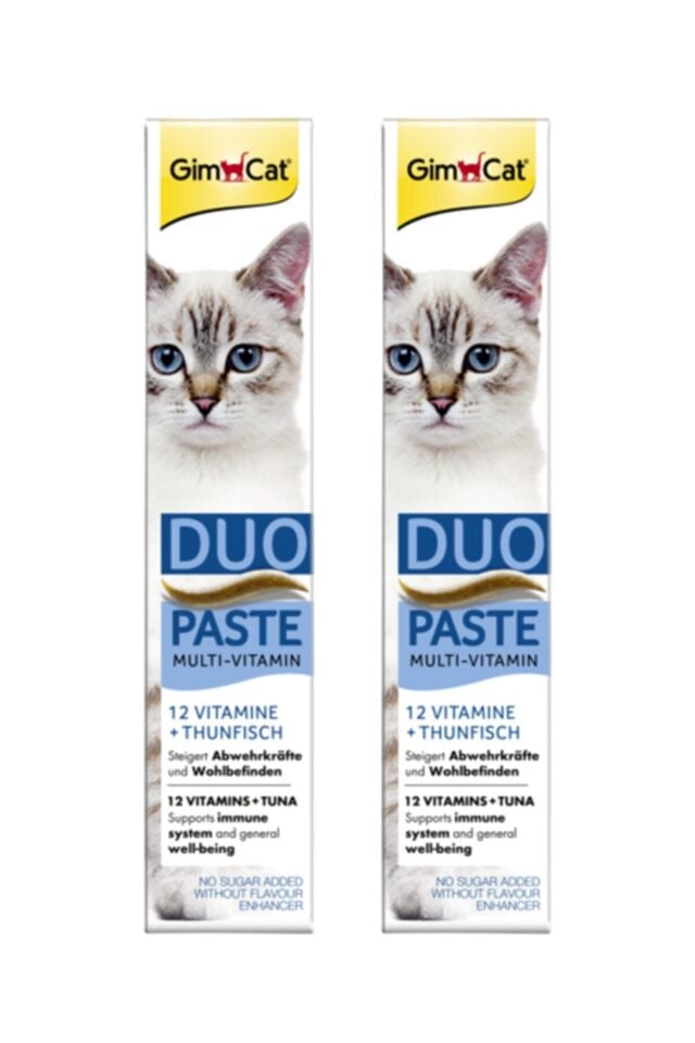 Duo Paste Ton Balıklı 12 Vitaminli Kedi Macunu 50 Gr X 2 Adet = 100 Gr