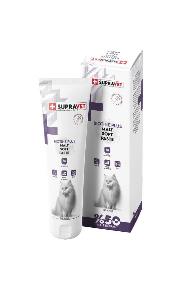 Biotine Plus Kedi Köpek Tüy Sağlığı Güçlendirici Malt Paste 100 Gr