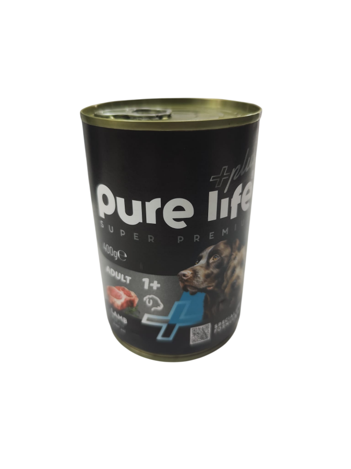 PureLife Somonlu Yetişkin Köpek Konserve Mama 400 gr - 12 Adet