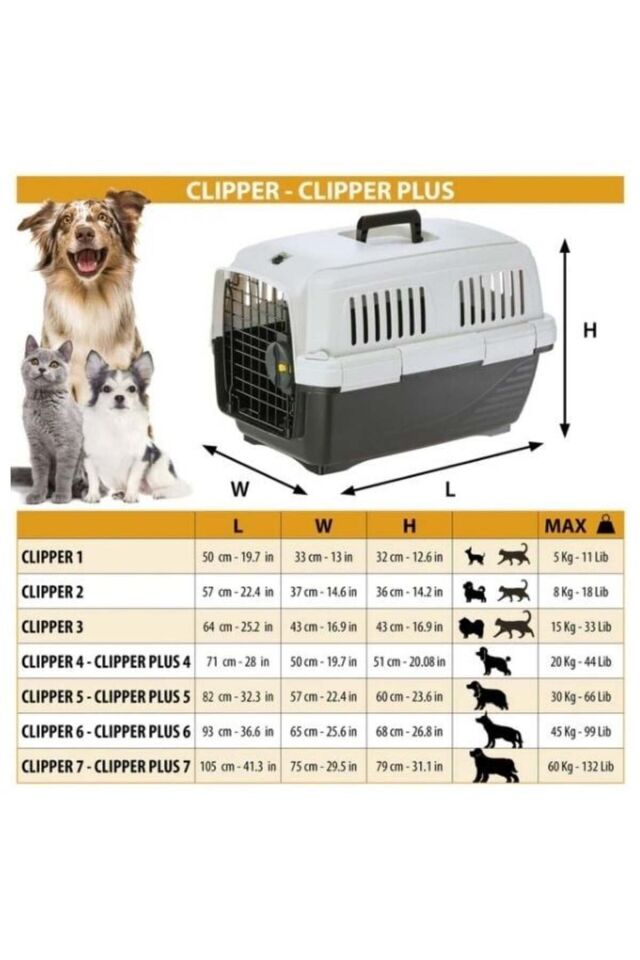 CLIPPER 4 Plus Köpek Taşıma Çantası (Max.20Kg) 71cm