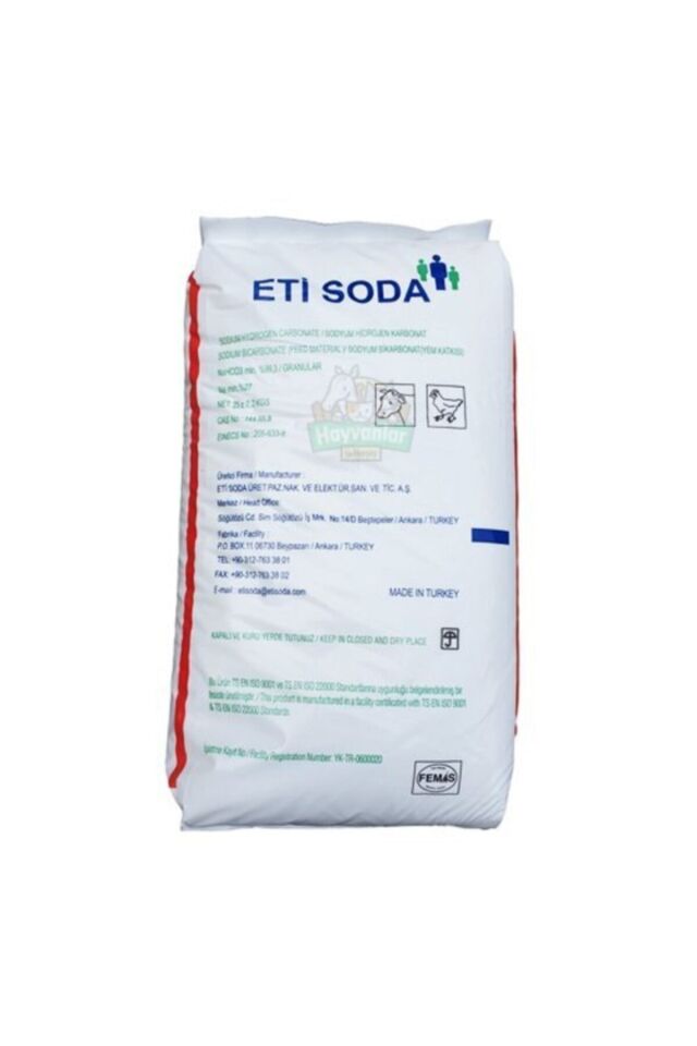 Saf Karbonat Içilebilir Ve Içilebilir Sodyum Bikarbonat 25 Kg