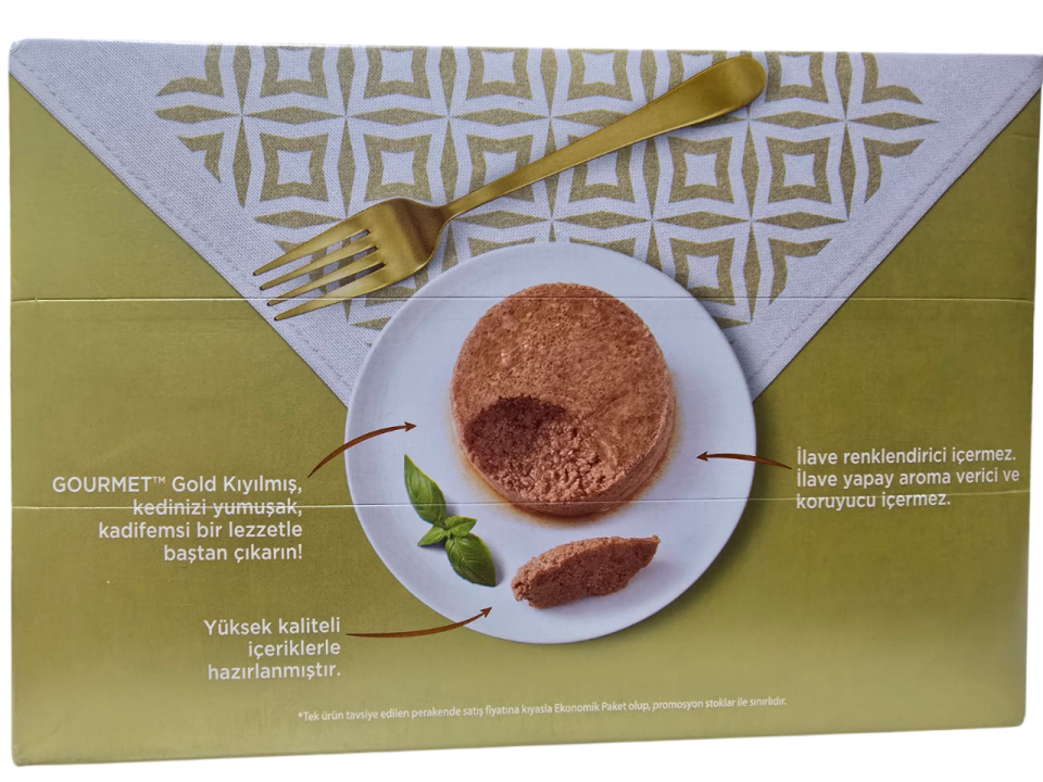 GOURME GOLD KIYILMIŞ 9+3 (TAVUK+TONBALIKLI+SIĞIRETLİ+SOMONLU) 12 ADET