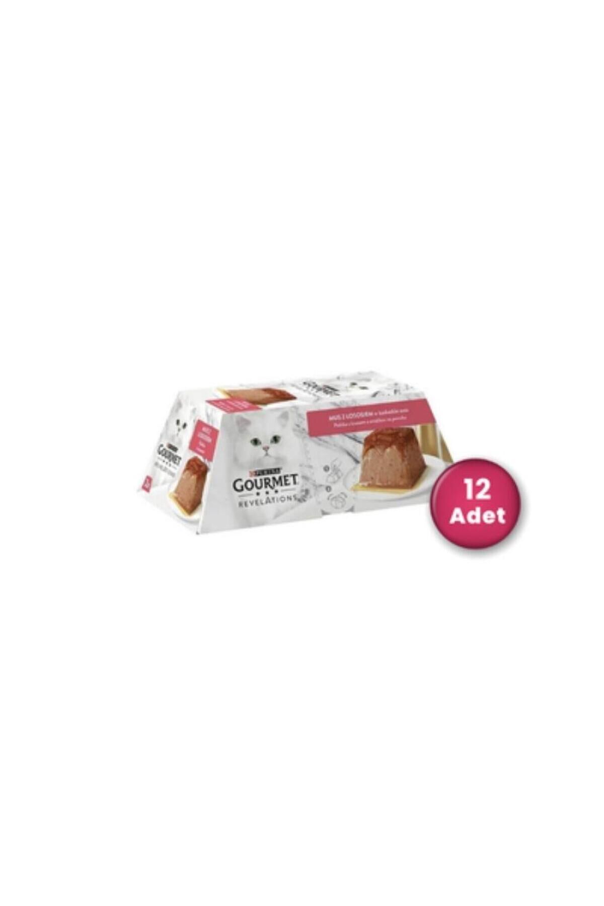 Revelations Somon Balıklı Etli Ezme Konserve Kedi Maması 2 X 57 gr 12'li Paket
