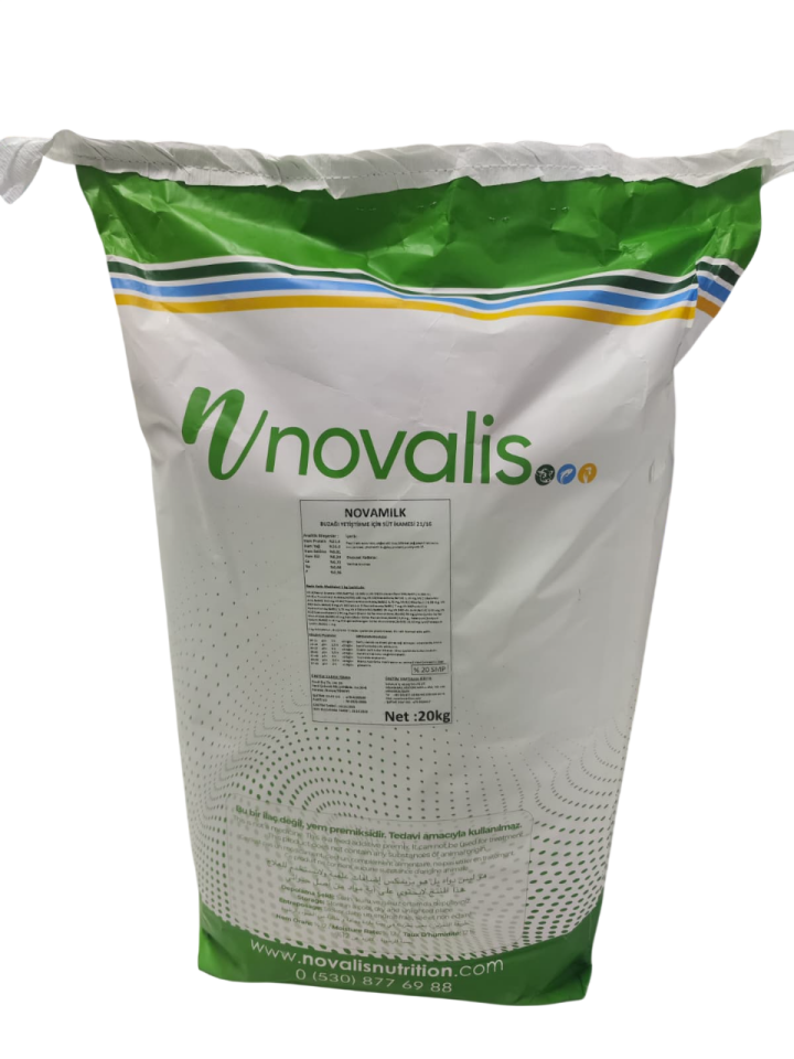 NOVAMİLK BUZAĞI - KUZU YETİŞTİRME İÇİN SÜT İKAMESİ 20KG 21PROTEİN/16YAĞ