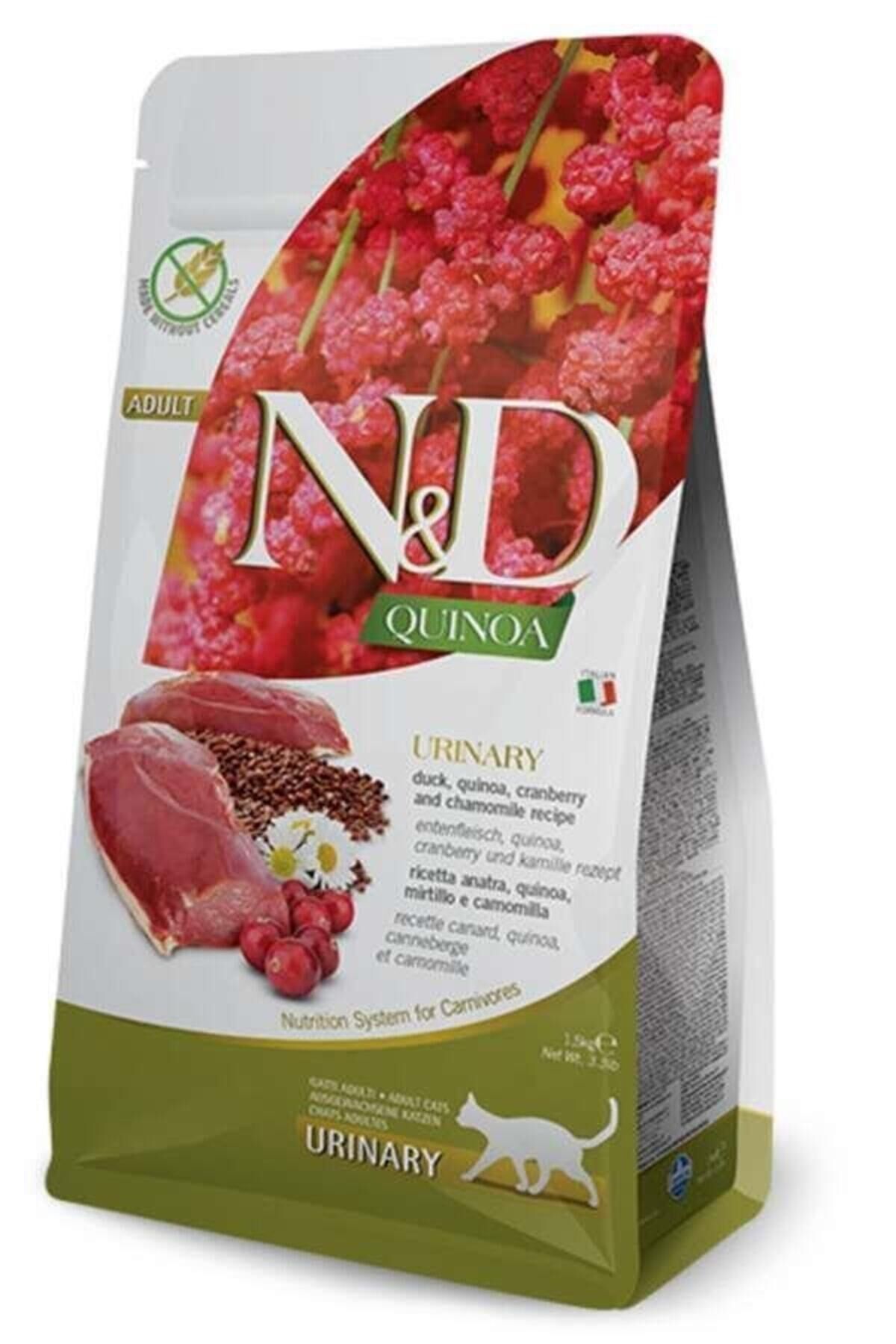N&D Quinoa Tahılsız Urinary Ördek Kedi Maması, 1,5 Kg