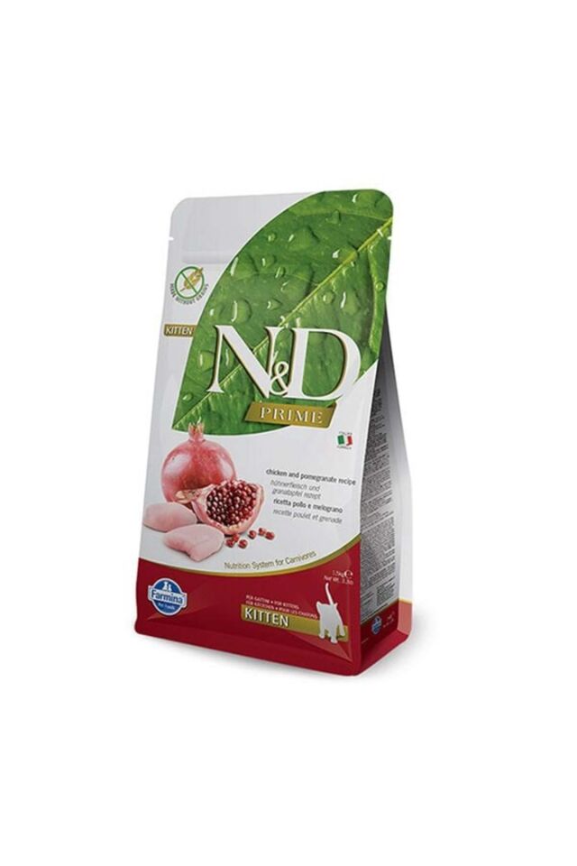 N&D Prime Tavuk Ve Narlı Yavru Kedi Maması 1.5 Kg