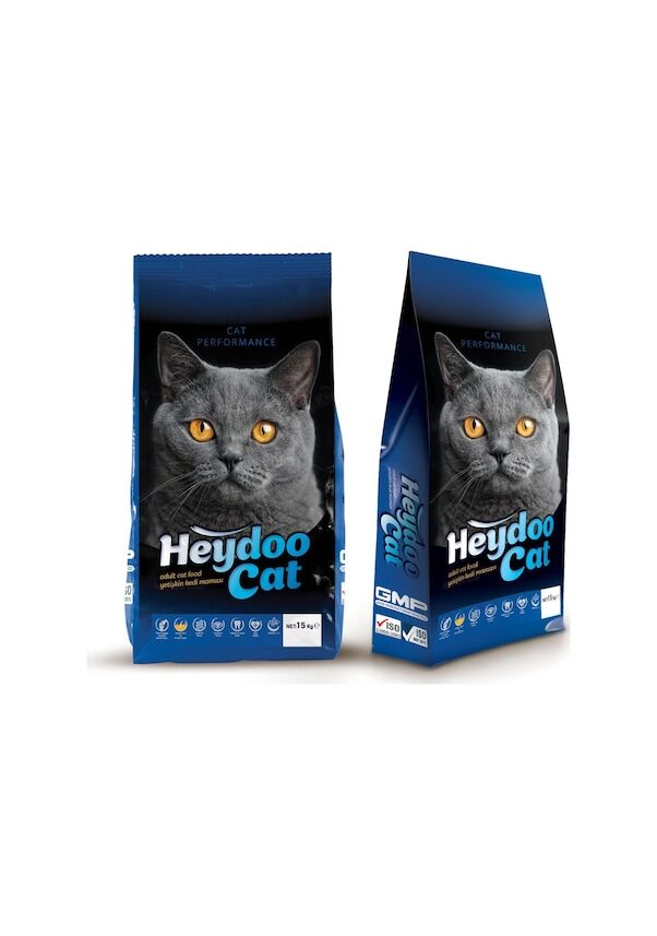 Kedi Maması Heydoo Cat Ciğer Tavuk ve Pirinçli Yetişkin 15 KG