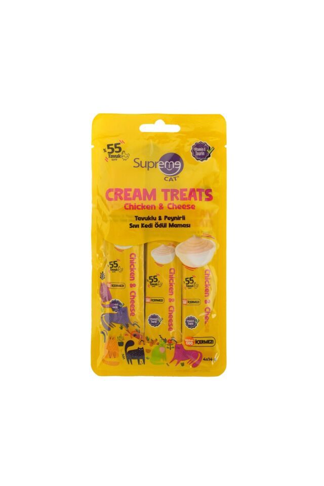 Supreme Sıvı Kedi Ödül Maması Karma 5 Paket Toplam 20x14 Gr