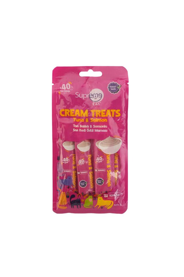 Supreme Sıvı Kedi Ödül Maması Karma 5 Paket Toplam 20x14 Gr