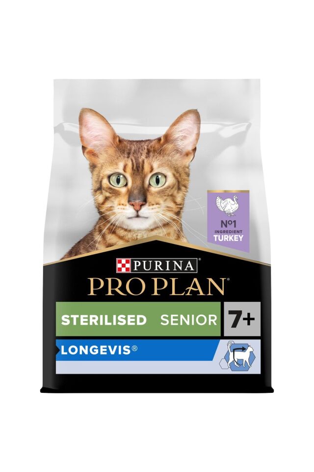 Pro Plan Sterilised Hindili 7+ Yasli Kedi Maması 3 Kg