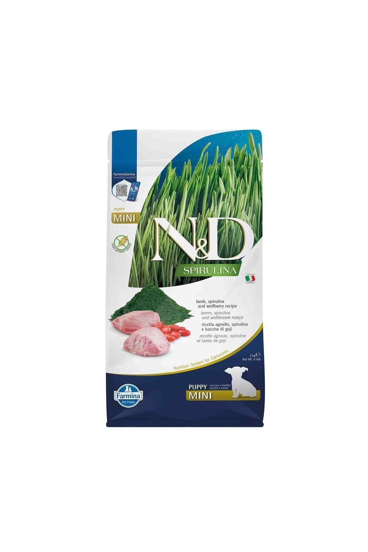 N&D ND Spirulina Takviyeli Kuzulu Küçük Irk Yavru Köpek Maması 2kg