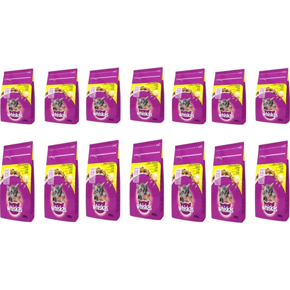 Tavuklu ve Sebzeli Kuru Kedi Maması 300 gr x 14 Adet